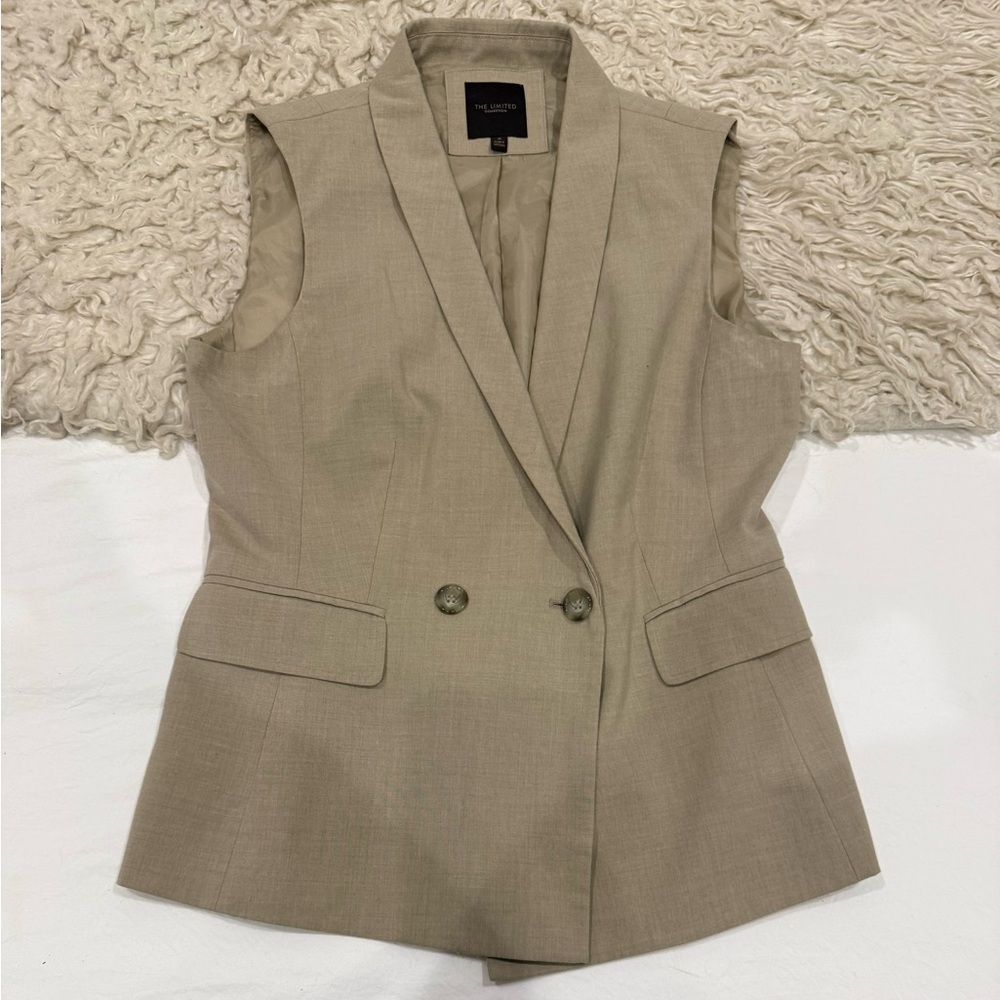 The Limited Beige  Vest